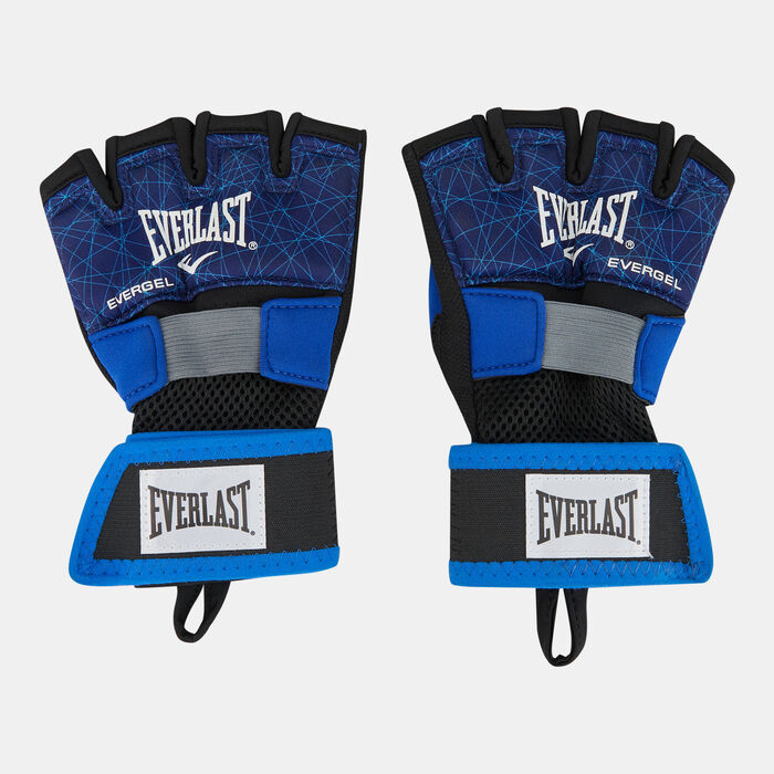 Everlast Printed Evergel Hand Wraps Gloves Blue Everlast Printed Evergel Hand Wraps Gloves Blue image number 0