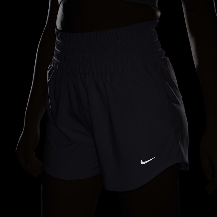 Nike Women's Dri-FIT One Ultra High-Waisted Shorts Purple Nike Women's Dri-FIT One Ultra High-Waisted Shorts Purple image number 6