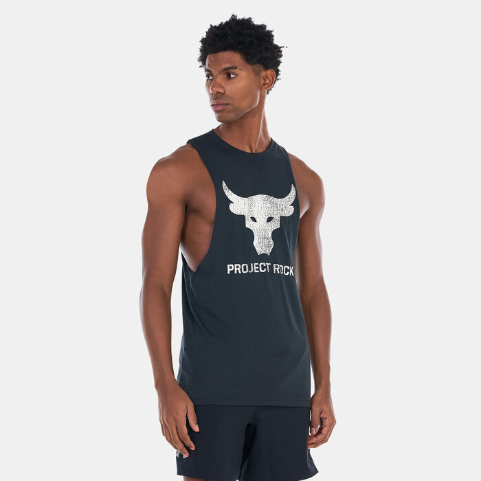 Under Armour Men's Project Rock Brahma Bull Tank Top Black image number 1