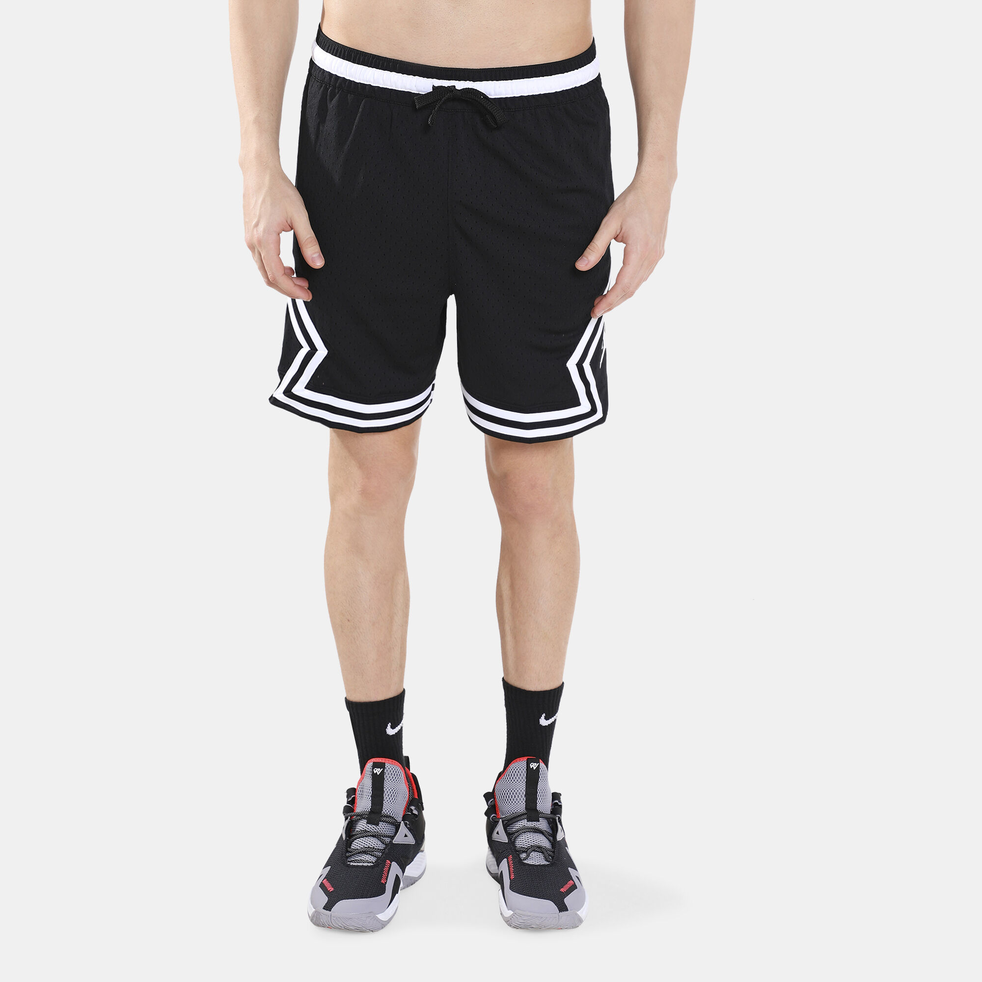 mens white jordan shorts