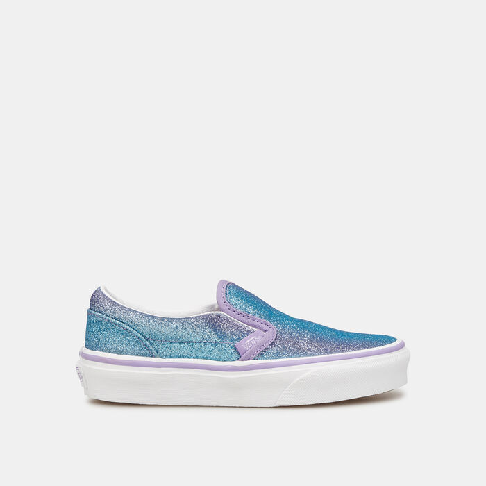 Vans Kids' Classic Slip-On Unisex Shoe Blue image number 0