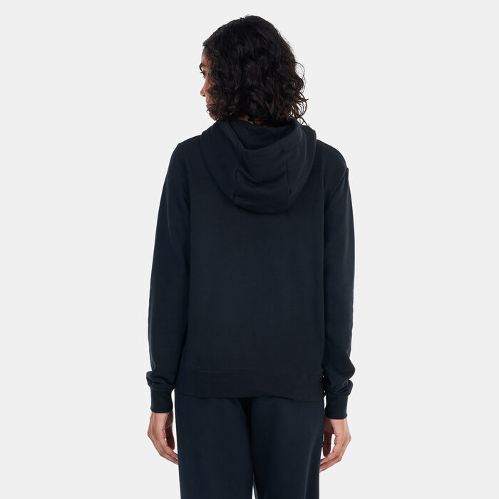 Nike Women's Sportswear Club Fleece Pullover Hoodie Black Nike Women's Sportswear Club Fleece Pullover Hoodie Black image number 1