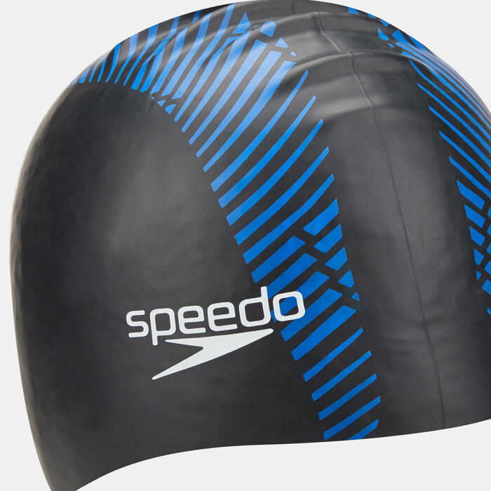 Speedo Reversible Moulded Swimming Cap Black Speedo Reversible Moulded Swimming Cap Black image number 5