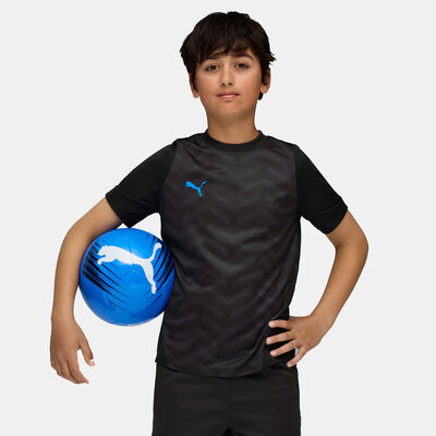PUMA Kids' individualCUP Football Top Black
