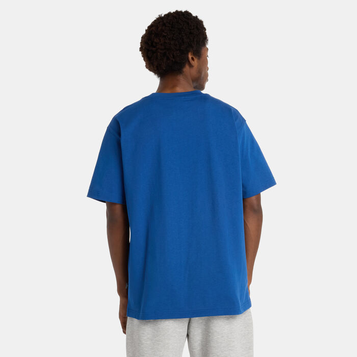 New Balance Men's Athletics Ticket T-Shirt Blue New Balance Men's Athletics Ticket T-Shirt Blue image number 1