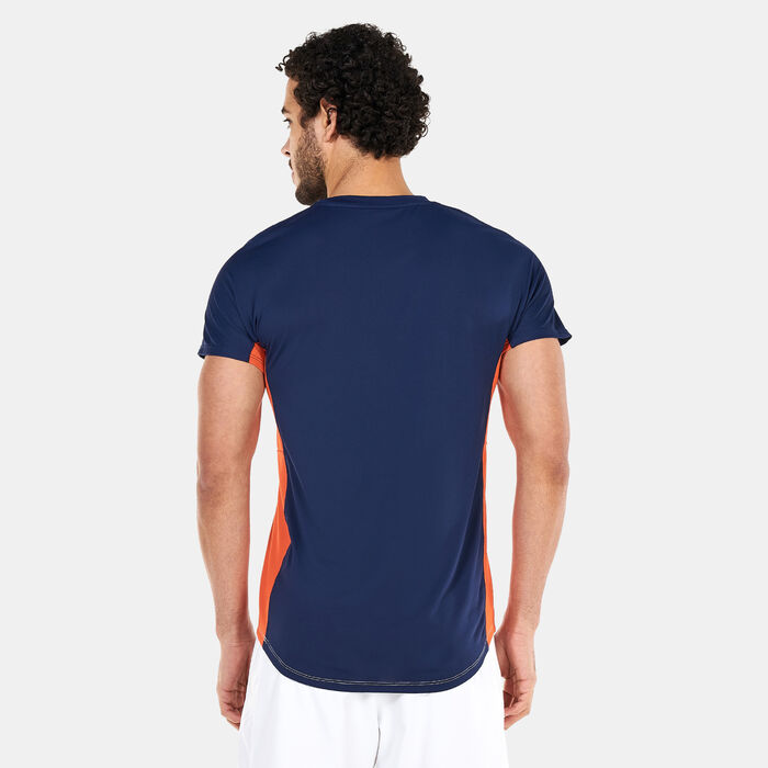 Nike Men's Dri-FIT ADV Slam Tennis T-Shirt Blue Nike Men's Dri-FIT ADV Slam Tennis T-Shirt Blue image number 1