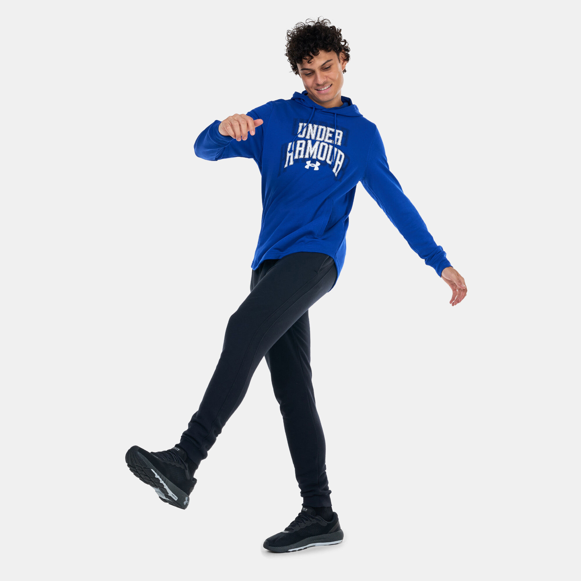 Buy Under Armour Men s UA Rival Terry Graphic Hoodie Blue in KSA SSS