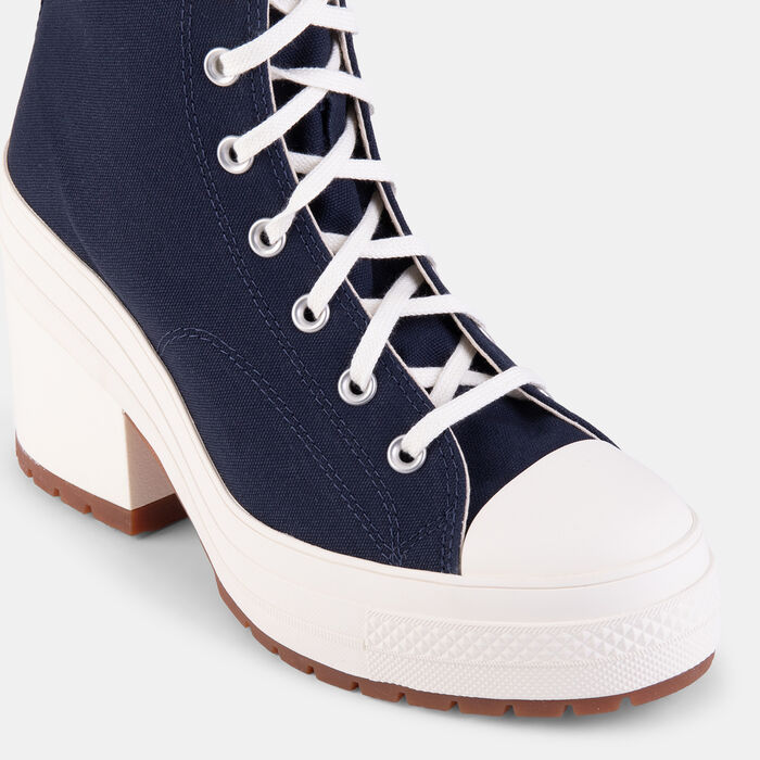 Converse Women's Chuck 70 De Luxe Platform Shoes Blue Converse Women's Chuck 70 De Luxe Platform Shoes Blue image number 4