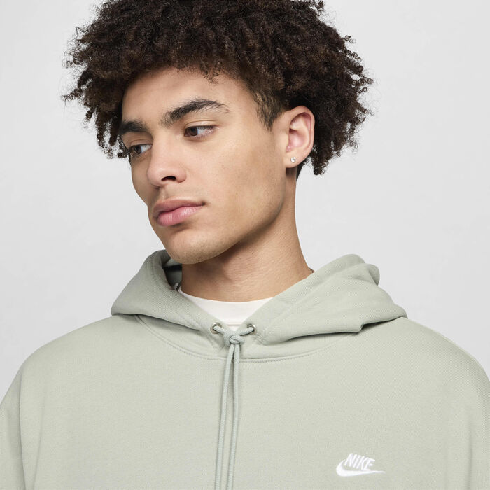 Nike Men's Club Fleece Oversized Hoodie Green Nike Men's Club Fleece Oversized Hoodie Green image number 2