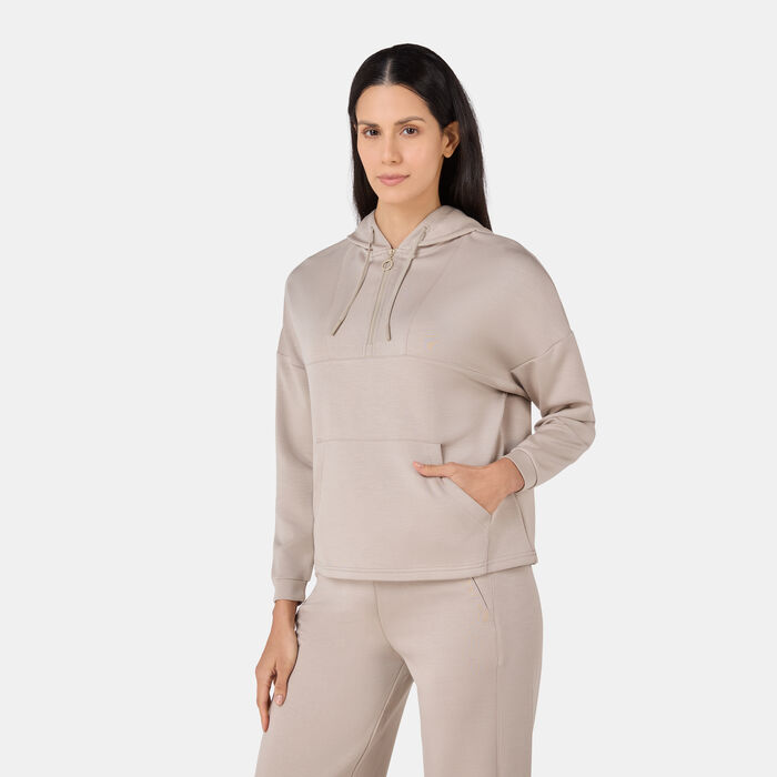 Sun and Sand Sports Women's 1/4-Zip Jacket Beige Sun and Sand Sports Women's 1/4-Zip Jacket Beige image number 0