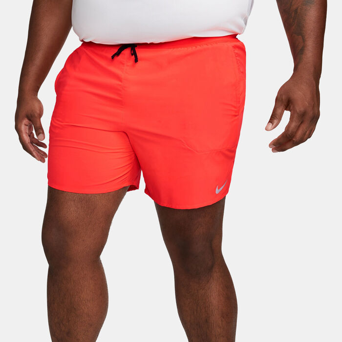 Nike Men's Stride Dri-FIT Running Shorts Red Nike Men's Stride Dri-FIT Running Shorts Red image number 7