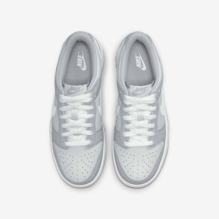Nike Kids' Dunk Low Shoes Grey Nike Kids' Dunk Low Shoes Grey image number 3