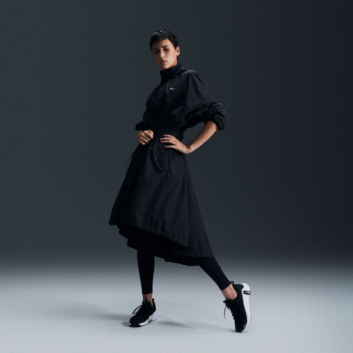 Nike Women's Sportswear Essential Trench Coat Black Nike Women's Sportswear Essential Trench Coat Black image number 0