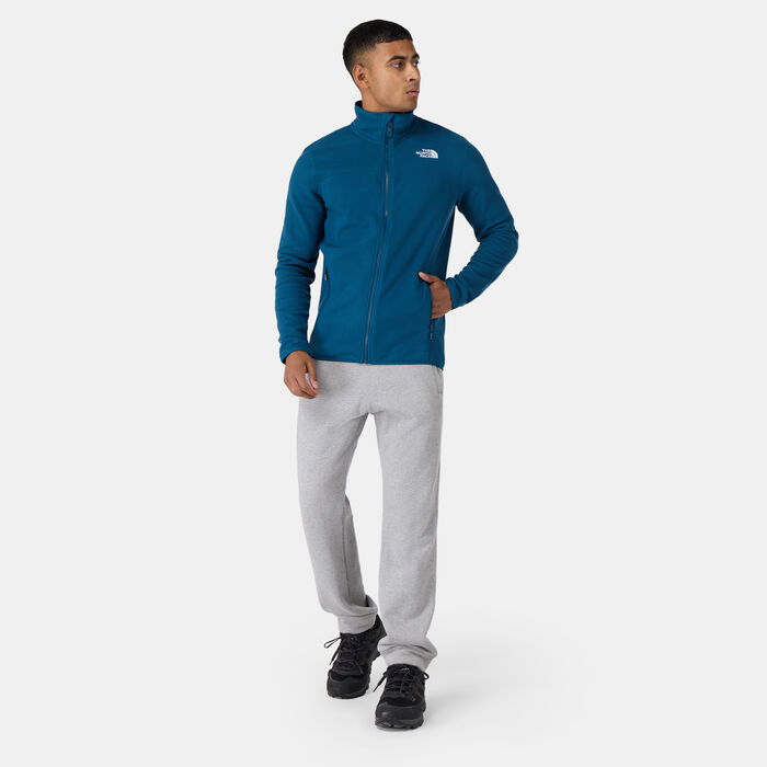 The North Face Men's 100 Glacier Fleece Full-Zip Jacket Green The North Face Men's 100 Glacier Fleece Full-Zip Jacket Green image number 2