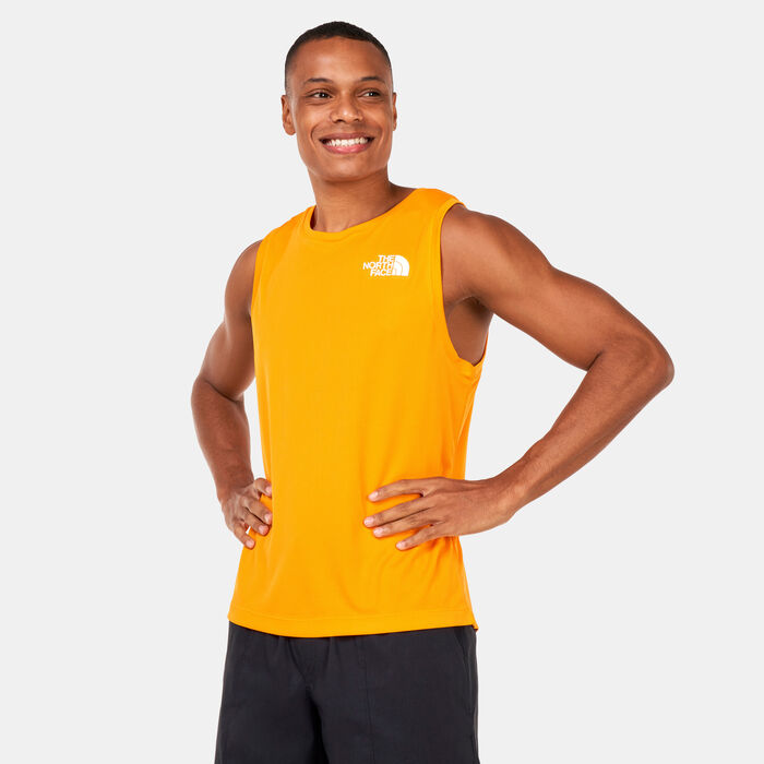 The North Face Men's Mountain Athletics Tank Top Orange The North Face Men's Mountain Athletics Tank Top Orange image number 0