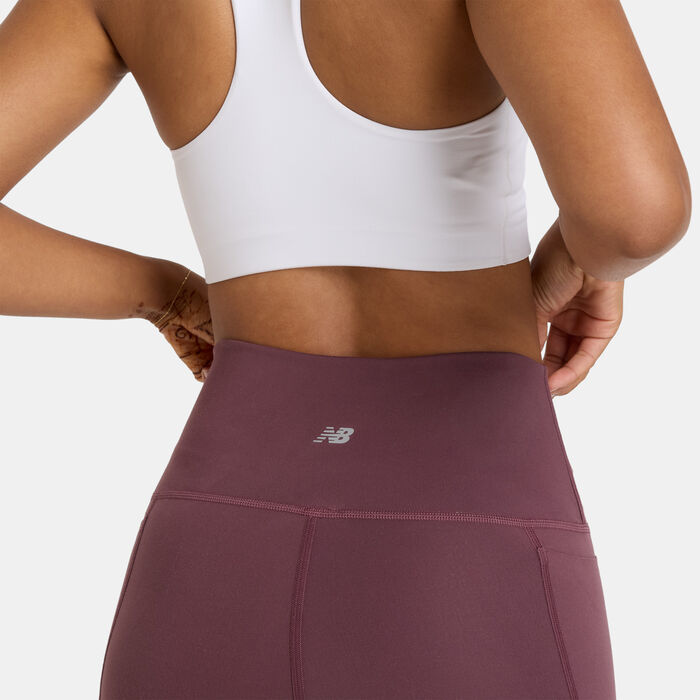 New Balance Women's Harmony Pocket Training Leggings Purple image number 4