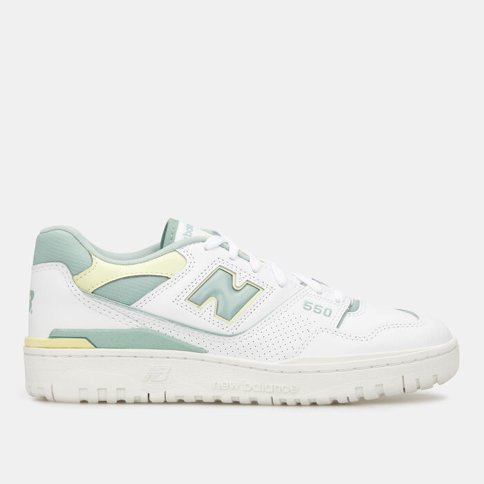 New Balance Women's BB550 Shoes White New Balance Women's BB550 Shoes White image number 0