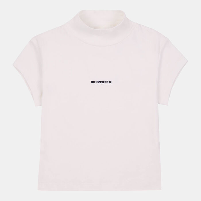 Converse Wordmark T-Shirt Brown Converse Wordmark T-Shirt Brown image number 0