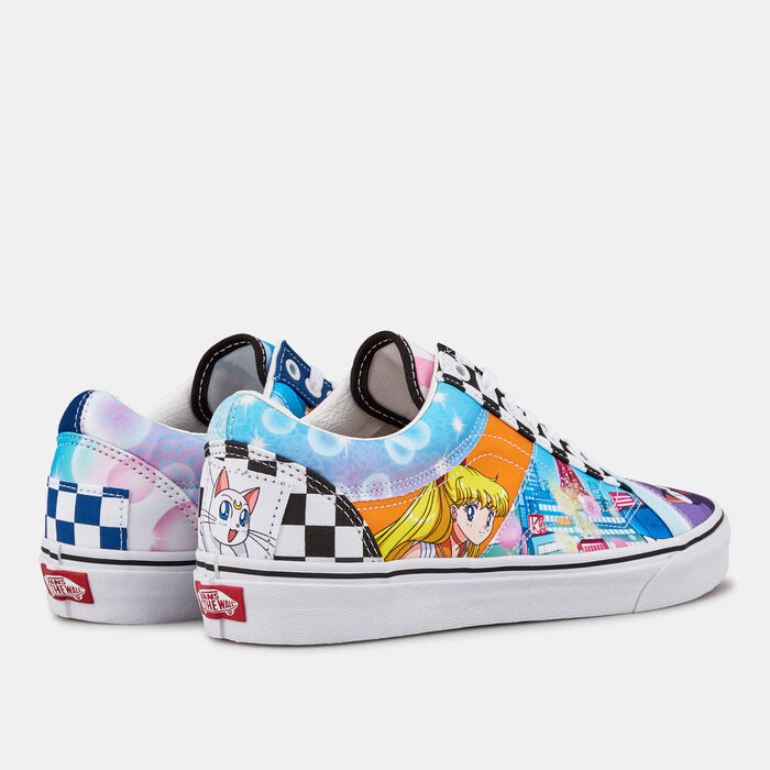 Vans Pretty Guardian Sailor Moon Patchwork Old Skool Unisex Shoe Multi-Color Vans Pretty Guardian Sailor Moon Patchwork Old Skool Unisex Shoe Multi-Color image number 2
