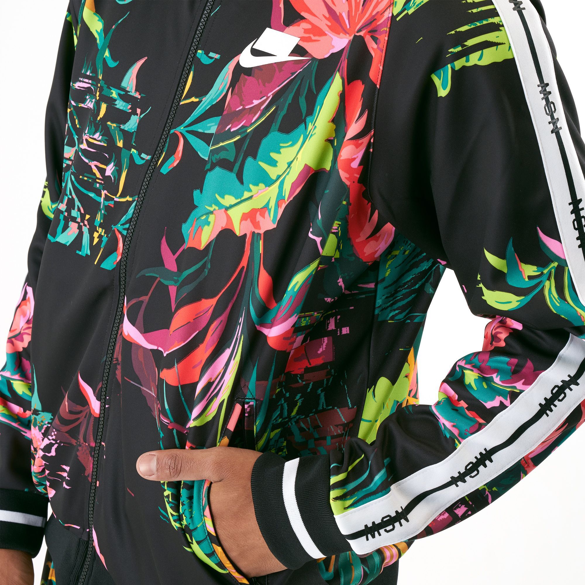 Nike sportswear all over print track top store