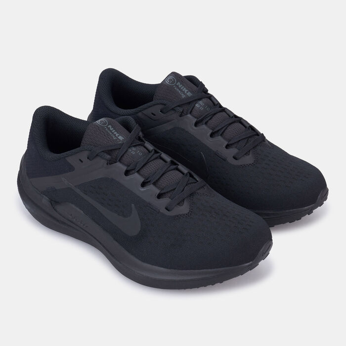 Nike Women's Winflo 10 Road Running Shoe Black Nike Women's Winflo 10 Road Running Shoe Black image number 2