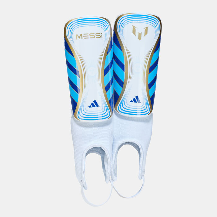 adidas Kids' Messi Match Football Shin Guards White image number 0