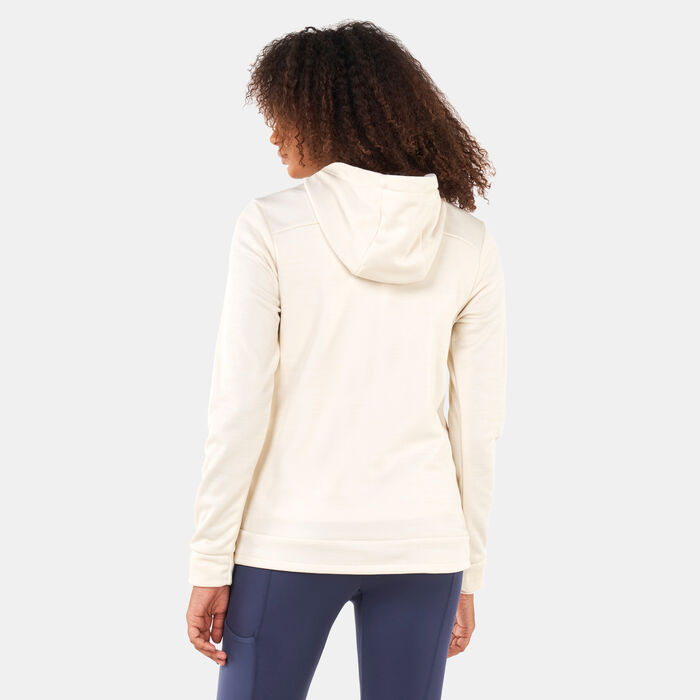 Columbia Women's Claudia Ridge™ Fleece Hoodie White image number 1