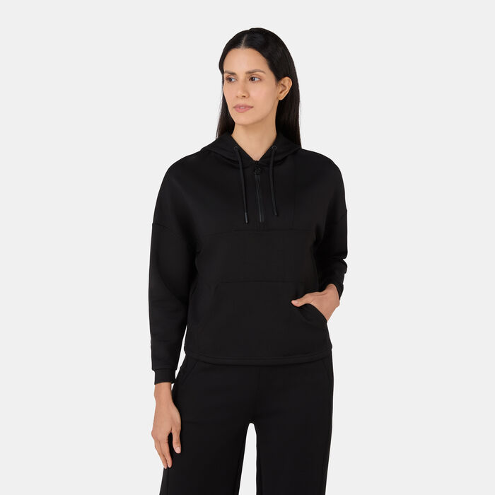 Sun and Sand Sports Women's 1/4-Zip Jacket Black Sun and Sand Sports Women's 1/4-Zip Jacket Black image number 0