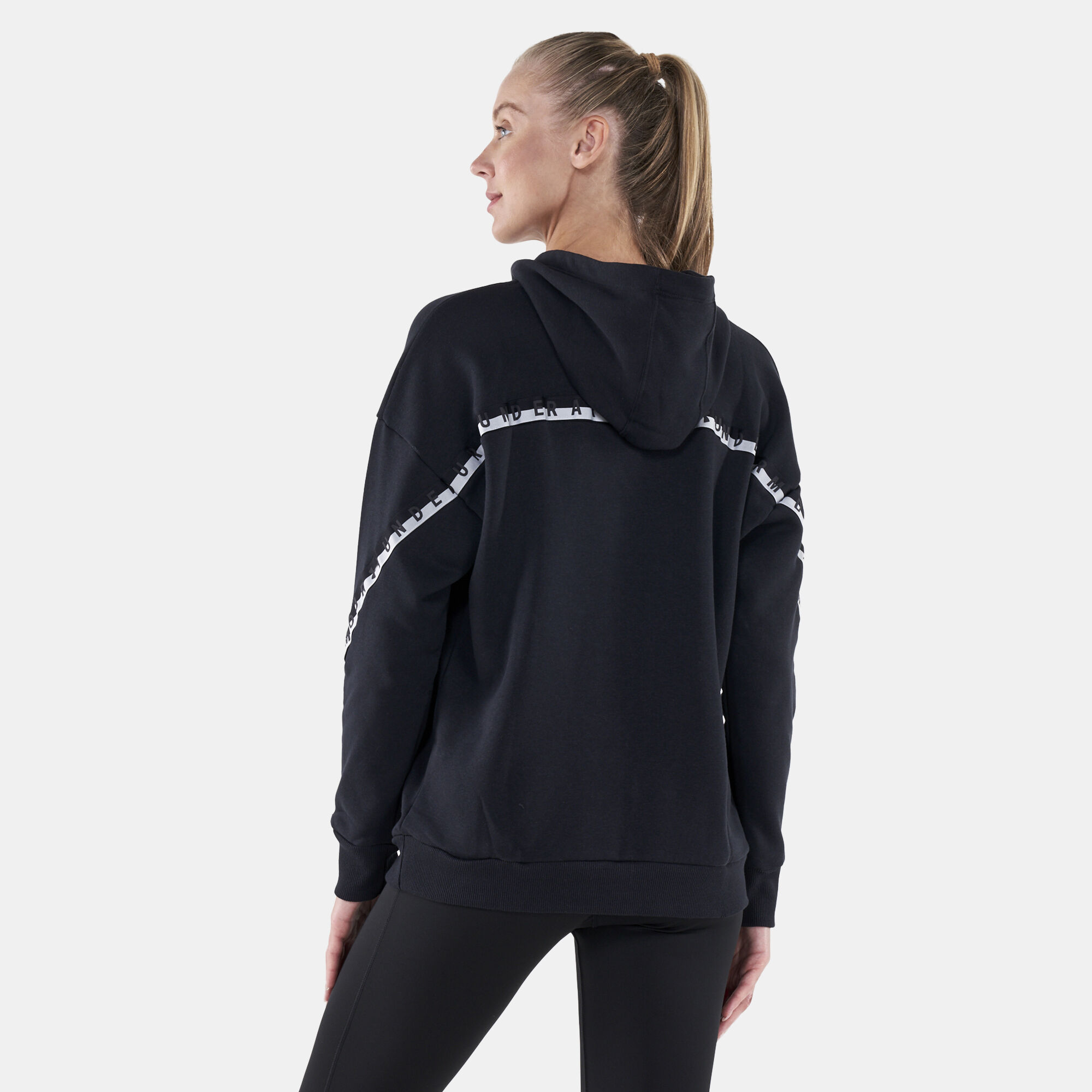 Women s ua discount taped fleece hoodie