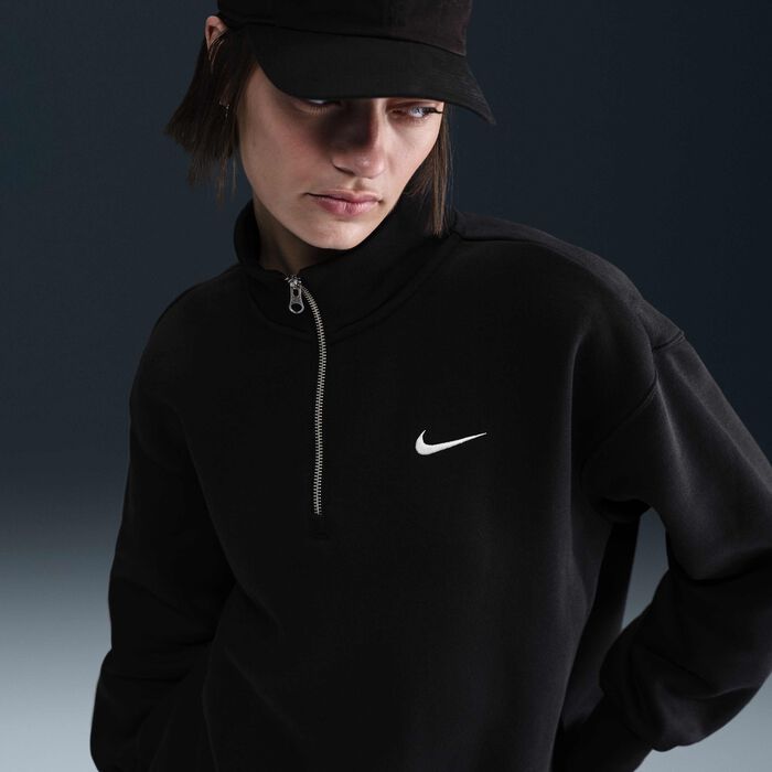 Nike Women's Sportswear Phoenix Sweatshirt Black Nike Women's Sportswear Phoenix Sweatshirt Black image number 0