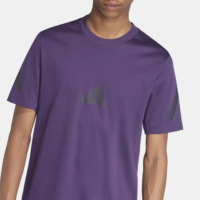 adidas Men's Z.N.E. T-Shirt Purple image number 4