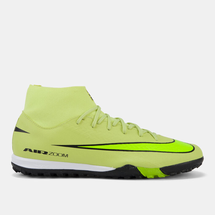 Nike Men's Mercurial Superfly 10 Academy Turf Ground High-Top Football Shoes Green image number 1
