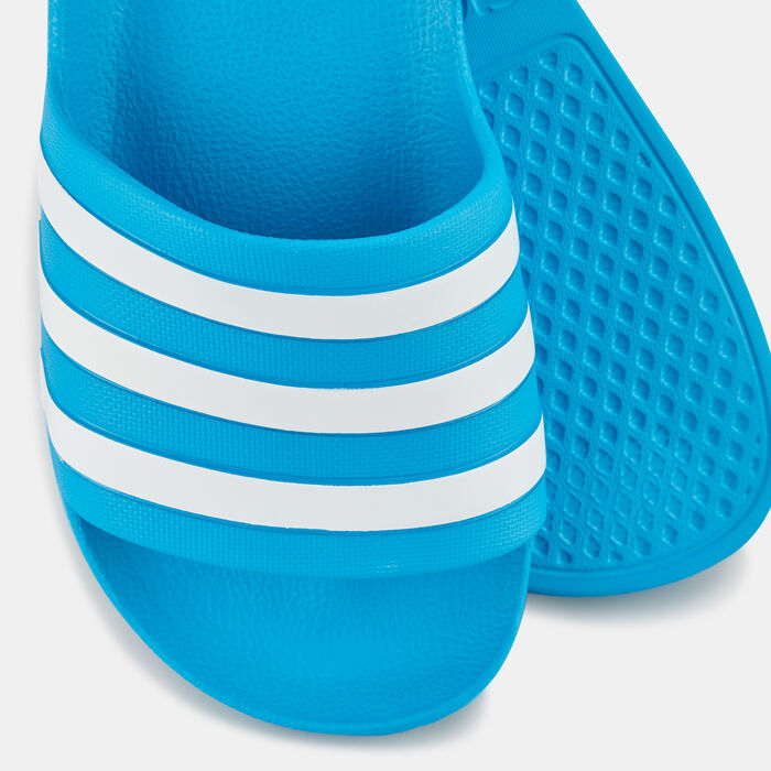 adidas Adilette Aqua Slides Blue adidas Adilette Aqua Slides Blue image number 2