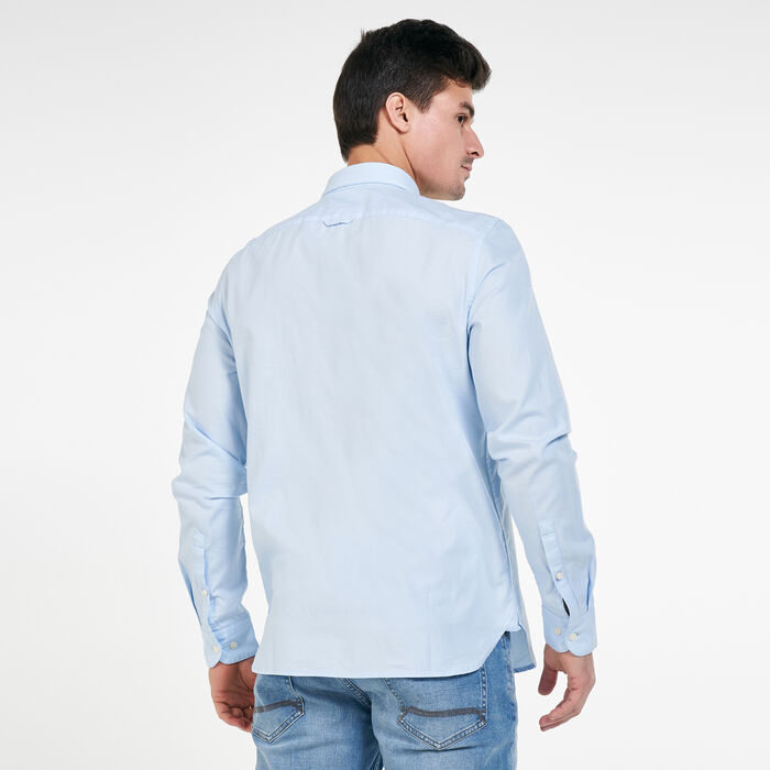 Timberland Men's Ela River Elevated Oxford Shirt Blue image number 1