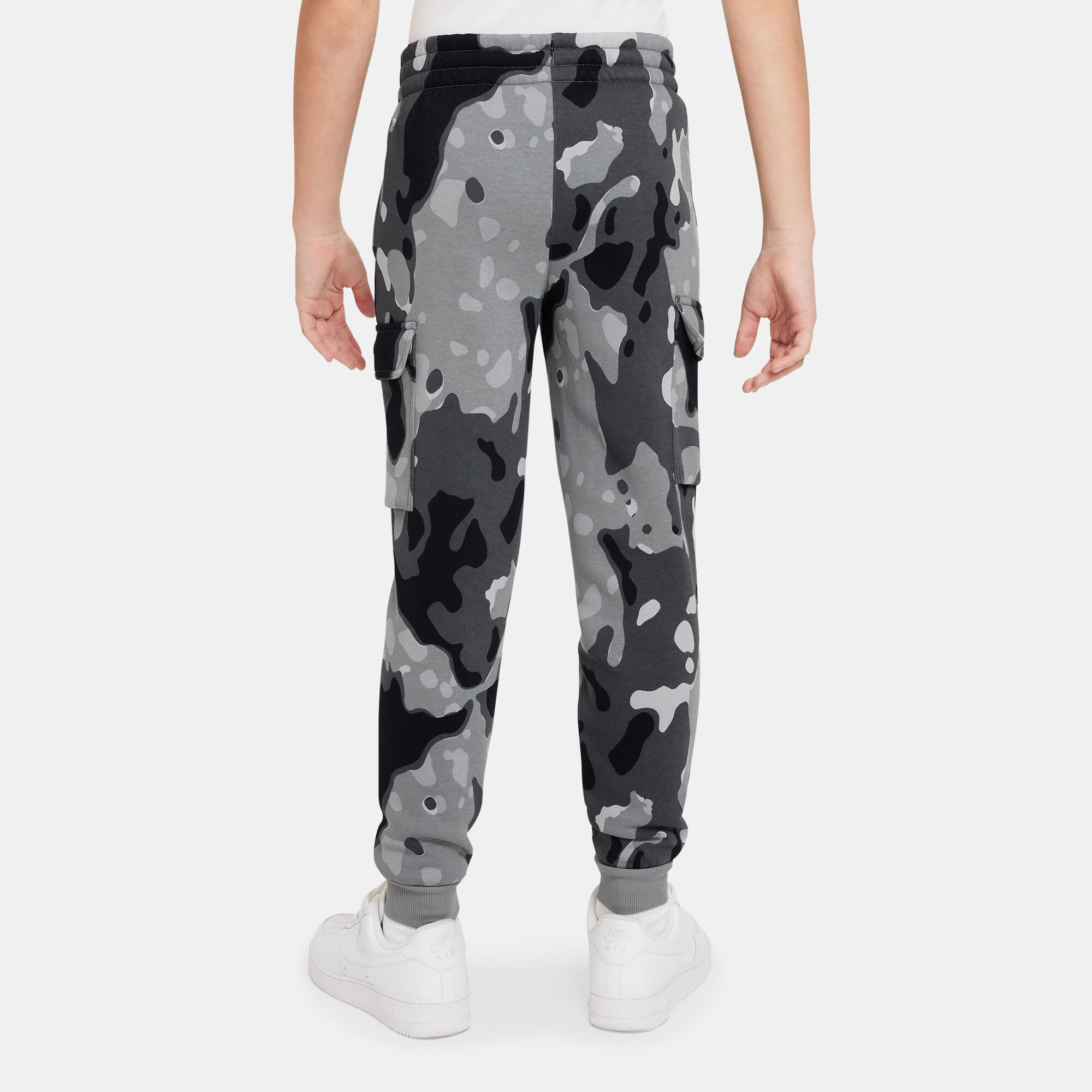 Nike sportswear club camo joggers best sale