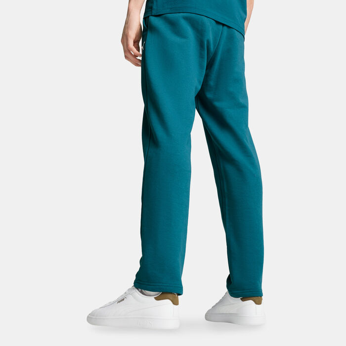PUMA Men's Sports Club Logo Sweatpants Green PUMA Men's Sports Club Logo Sweatpants Green image number 1