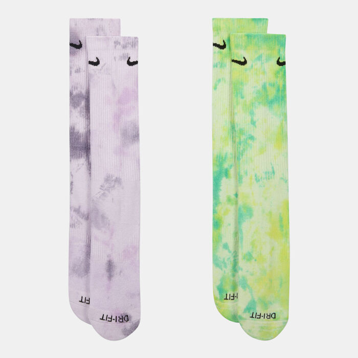 Nike Everyday Plus Cushioned Crew Socks (2 Pairs) Multi-Color Nike Everyday Plus Cushioned Crew Socks (2 Pairs) Multi-Color image number 1