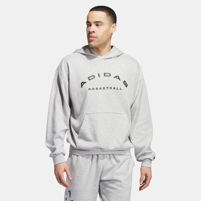 adidas Originals Men's Select Foundation Fleece Hoodie Grey adidas Originals Men's Select Foundation Fleece Hoodie Grey image number 0