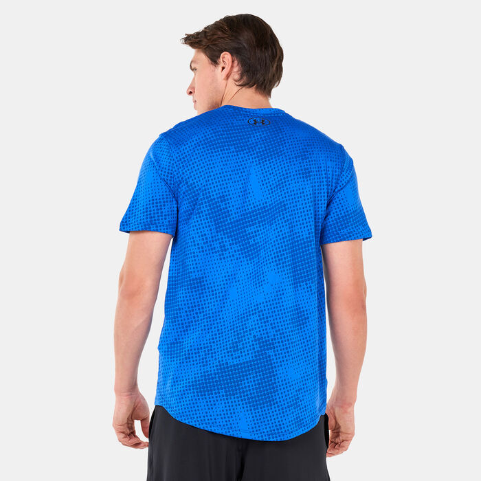 Under Armour Men's Training Vent Jacquard T-Shirt Blue image number 1