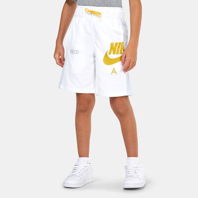 Nike Kids' Air French Terry Shorts (Older Kids) White Nike Kids' Air French Terry Shorts (Older Kids) White