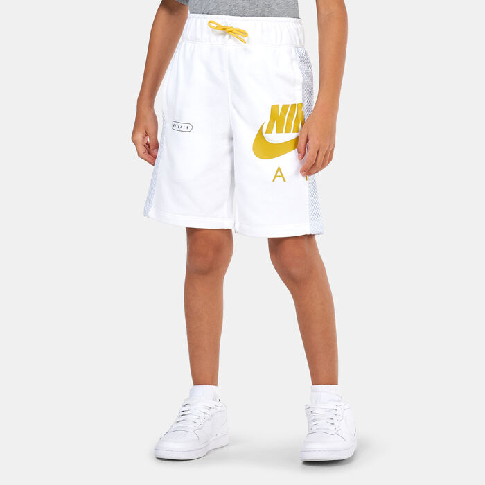 Nike Kids' Air French Terry Shorts (Older Kids) White Nike Kids' Air French Terry Shorts (Older Kids) White image number 0