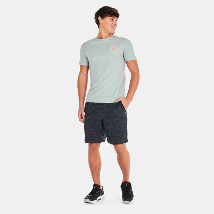 Under Armour Men's UA Run Gradient Grid T-Shirt Green Under Armour Men's UA Run Gradient Grid T-Shirt Green image number 2