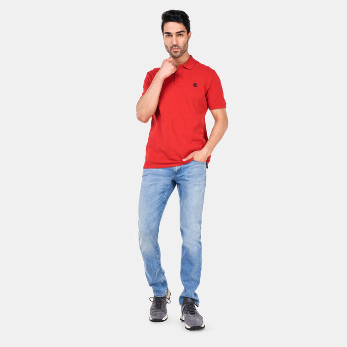 Timberland Men's Millers River Polo Shirt Red Timberland Men's Millers River Polo Shirt Red image number 2