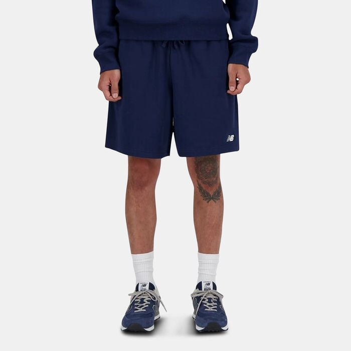 New Balance Men's French Terry Shorts Blue New Balance Men's French Terry Shorts Blue image number 0