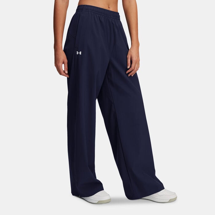 Under Armour Women's Rival Wide Leg Pants Blue Under Armour Women's Rival Wide Leg Pants Blue image number 0