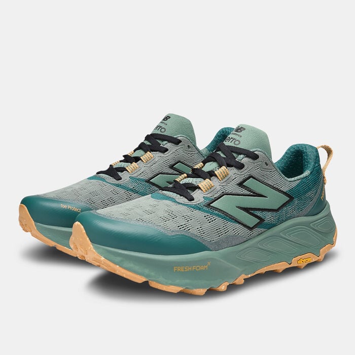 New Balance Men's Fresh Foam X Hierro V9 Running Shoes Green New Balance Men's Fresh Foam X Hierro V9 Running Shoes Green image number 1