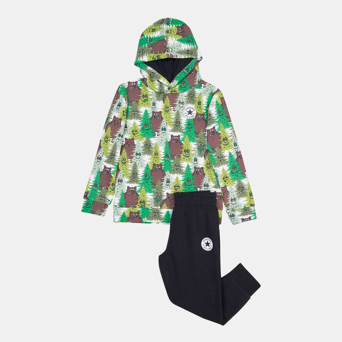 Converse Kids' Into The Wild Fleece Hoodie Multi-Color Converse Kids' Into The Wild Fleece Hoodie Multi-Color image number 0