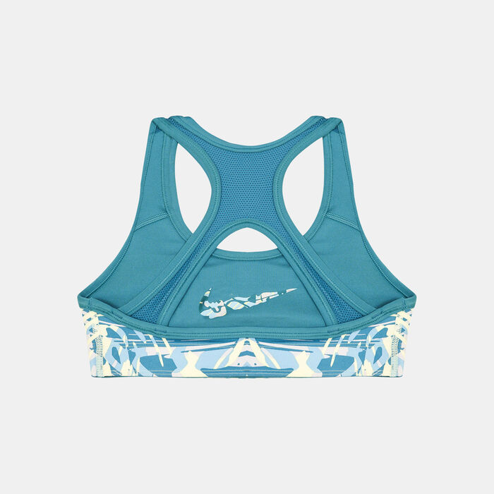 Nike Kids' Swoosh Reversible Sports Bra (Older Kids) Green Nike Kids' Swoosh Reversible Sports Bra (Older Kids) Green image number 1