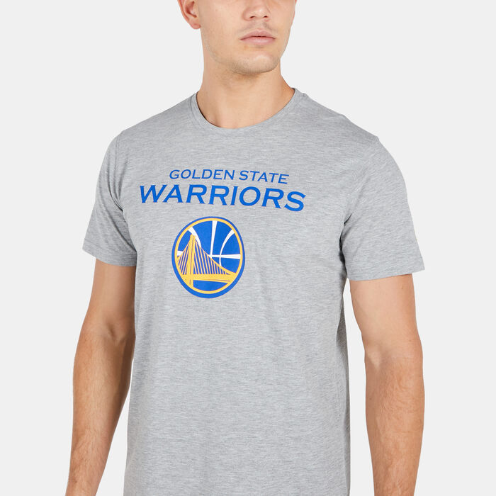 New Era Men's NBA Golden State Warriors T-Shirt Grey New Era Men's NBA Golden State Warriors T-Shirt Grey image number 3