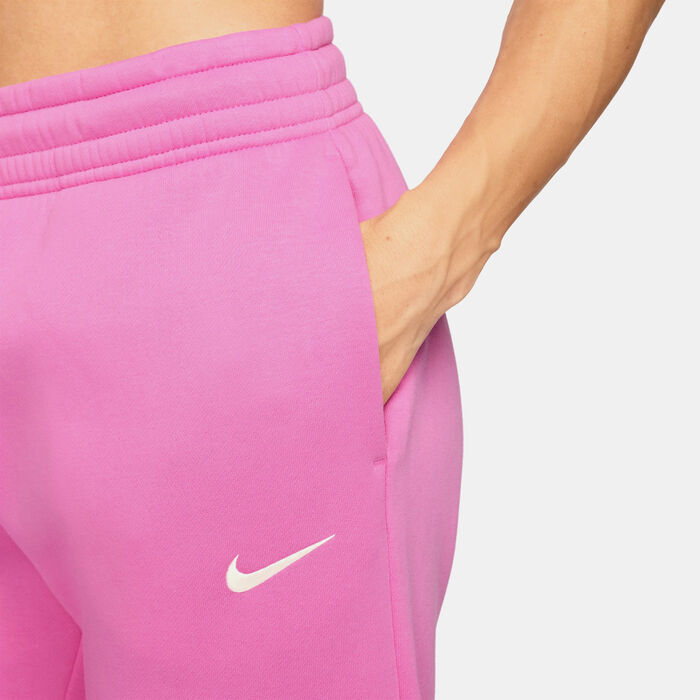Nike Women's Sportswear Phoenix Fleece Sweatpants Pink Nike Women's Sportswear Phoenix Fleece Sweatpants Pink image number 2